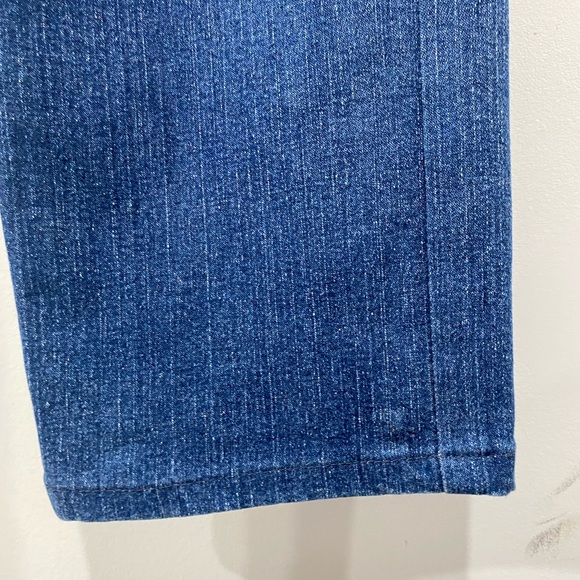 NYDJ Lift- Tuck Technology Dark Blue Wash Pant with Crystal Application 6 P - Picture 14 of 16